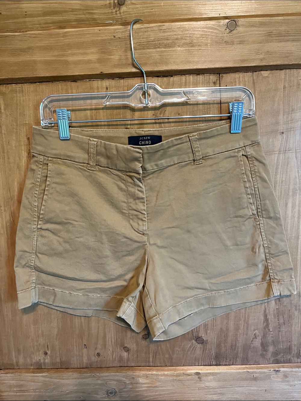 J. Crew 4” Chino Shorts in Tan size 2